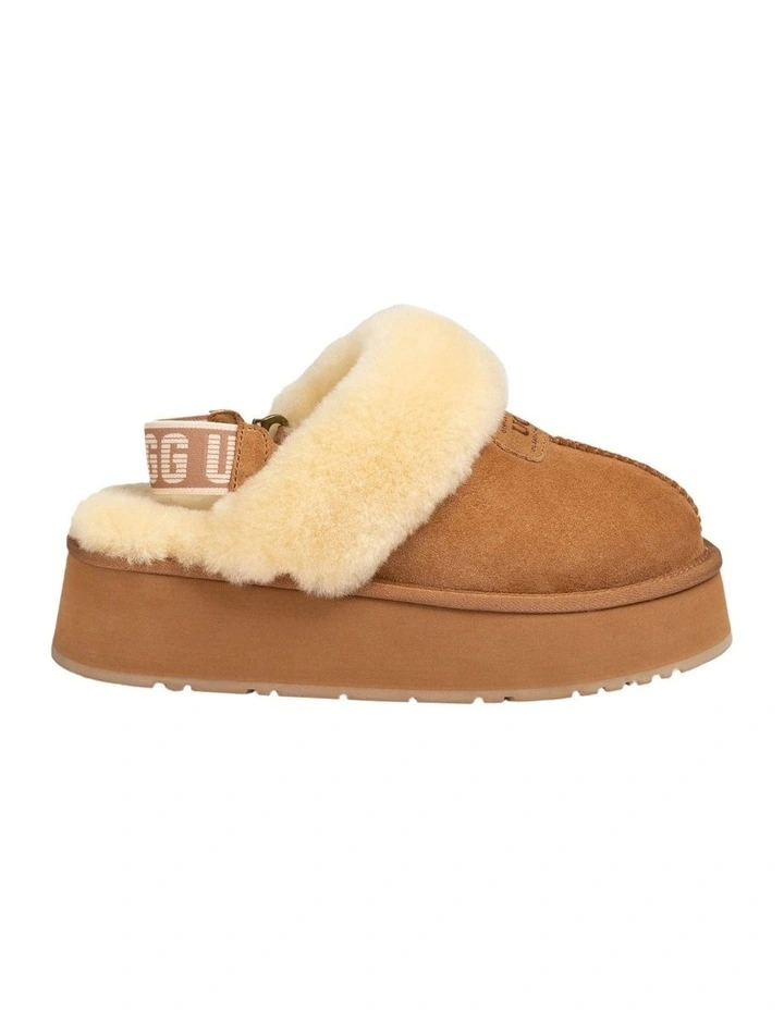 Coquette Platform Slipper in Chestnut image 4