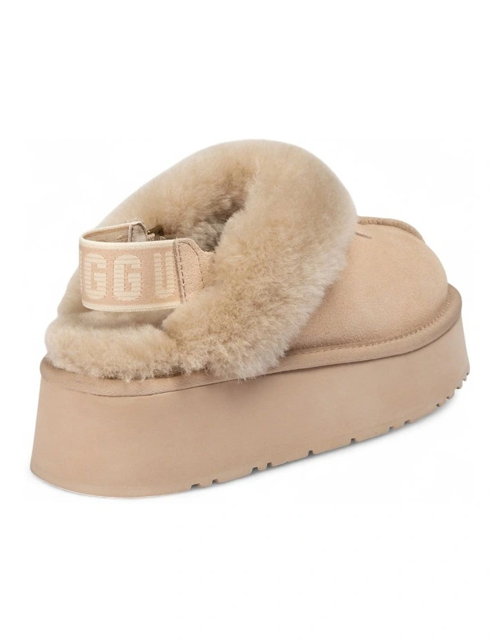 Coquette Platform Slipper in Beige image 4