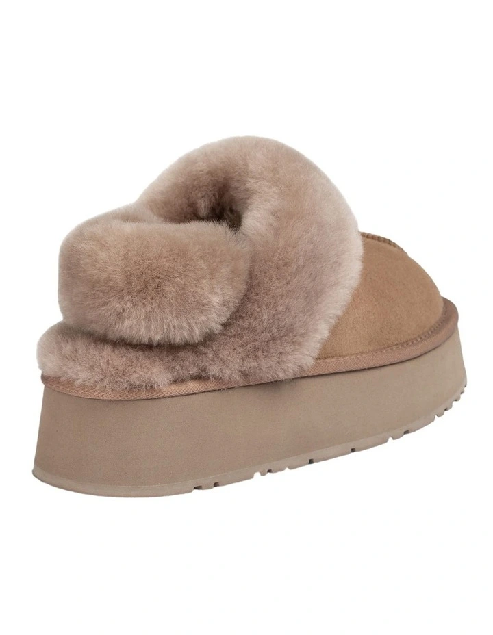 Coquette Platform Slipper in Brown image 3
