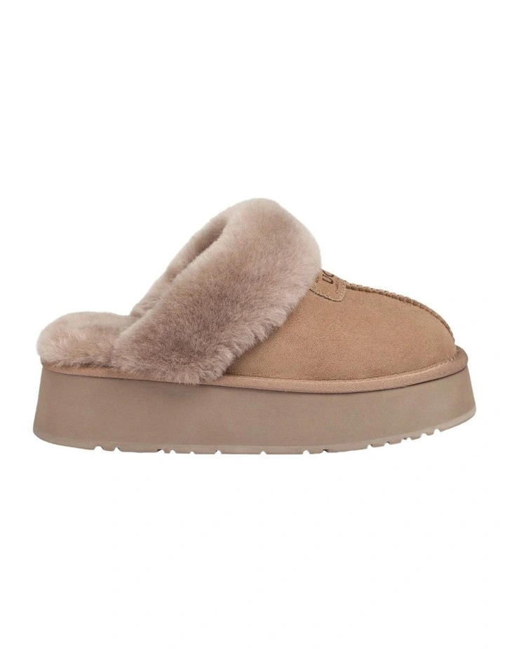 Coquette Platform Slipper in Brown image 4