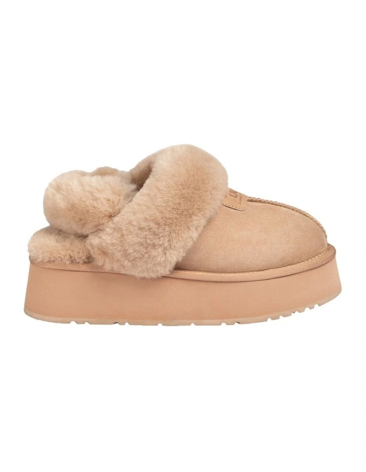 Coquette Platform Slipper in Bronze image 2