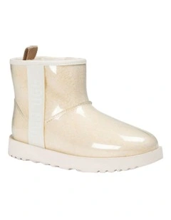 Classic Clear Boots in Snow White