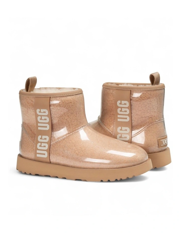 Classic Clear Boots in Cream image 2