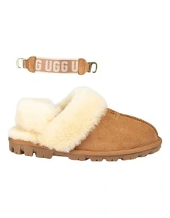 Coquette Slipper in Chestnut