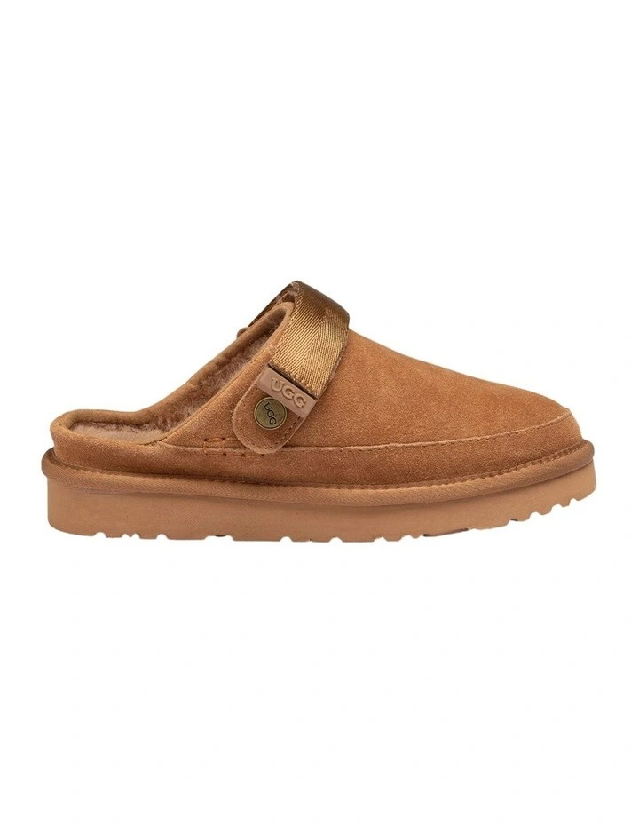 Oz Shearling Clog in Chestnut image 3