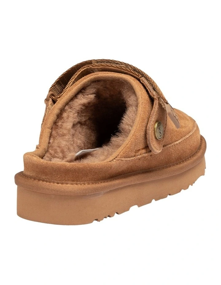 Oz Shearling Clog in Chestnut image 4