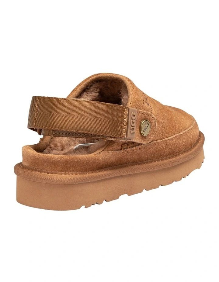 Oz Shearling Clog in Chestnut image 6