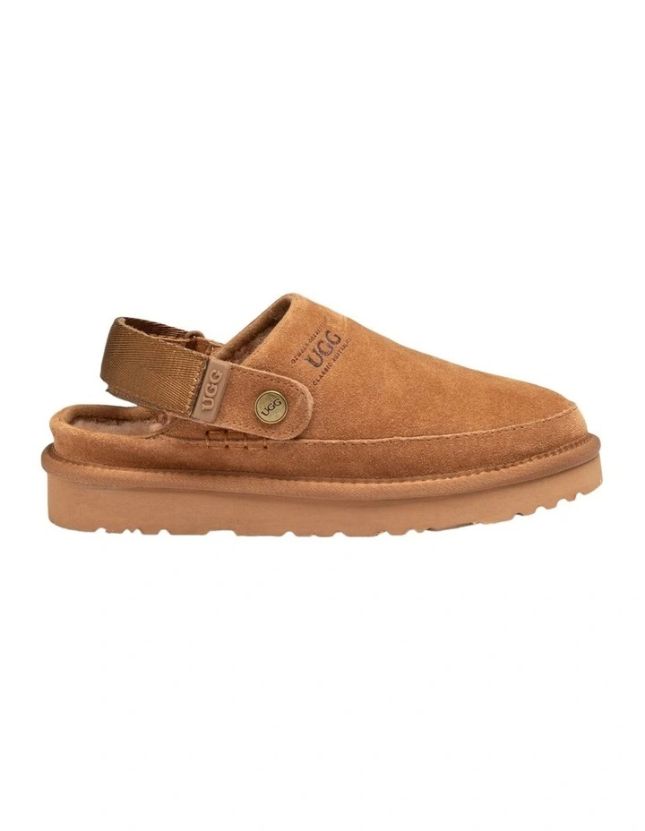Oz Shearling Clog in Chestnut image 7