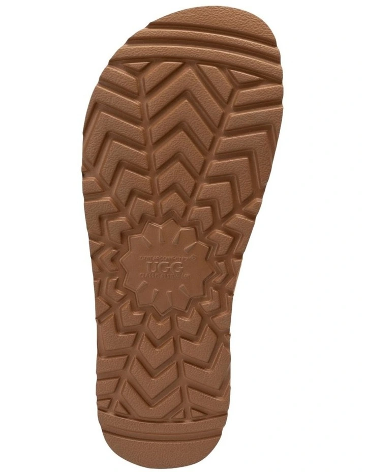 Violet Shearling Platform Loafer in Chestnut image 7
