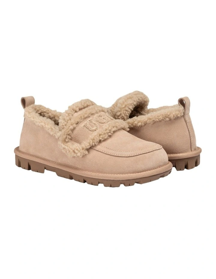 Shearling Loafer in Bronze image 2