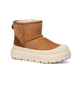 Classic Plus Mini Boots in Chestnut