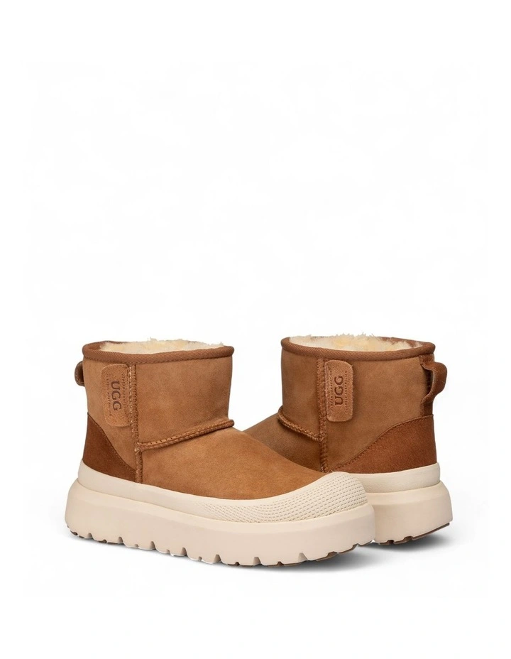 Classic Plus Mini Boots in Chestnut image 2