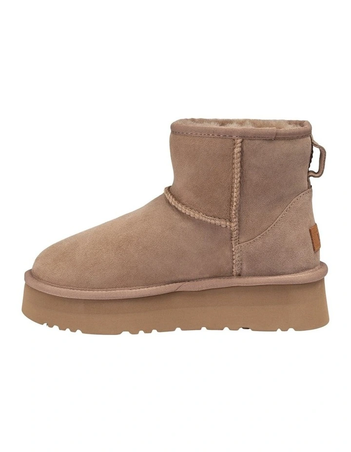 Classic Platform Mini Boots in Brown image 5