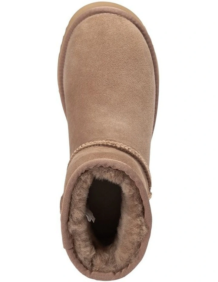 Classic Platform Mini Boots in Brown image 6