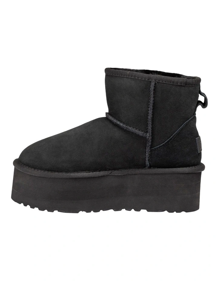 Classic Platform Mini Boots 5cm in Black image 5