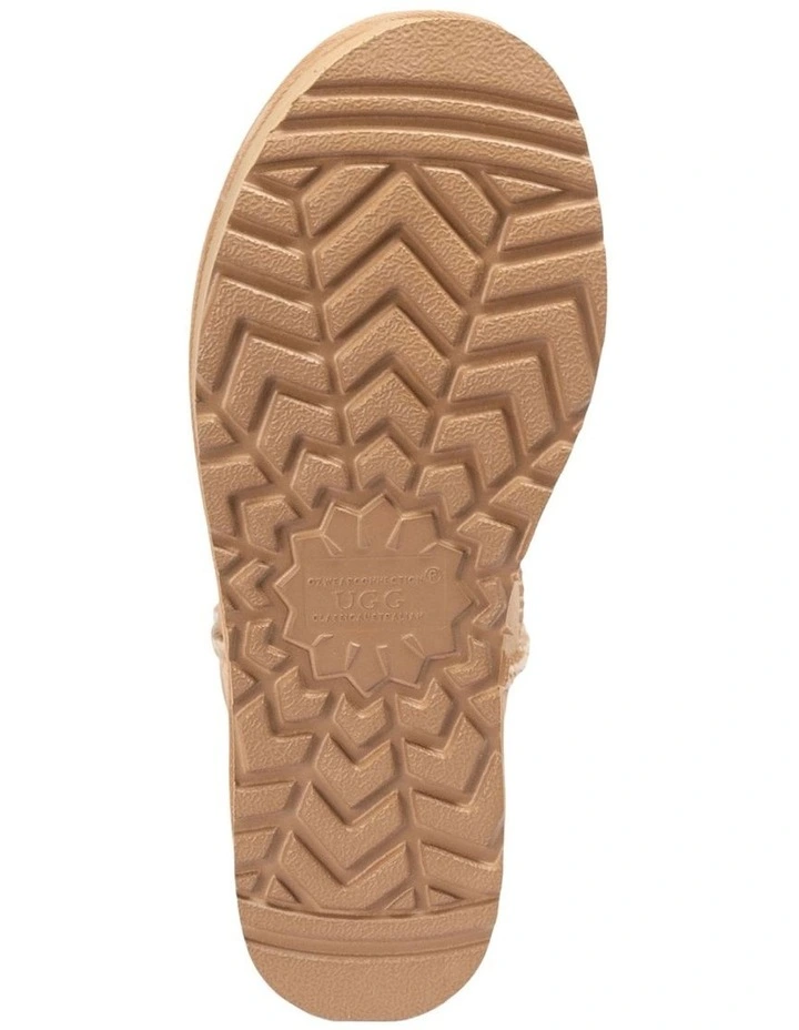 Classic Platform Mini Boots 5cm in Sand image 7