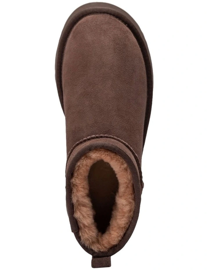 Classic Platform Ultra Mini Boots in Chocolate image 6