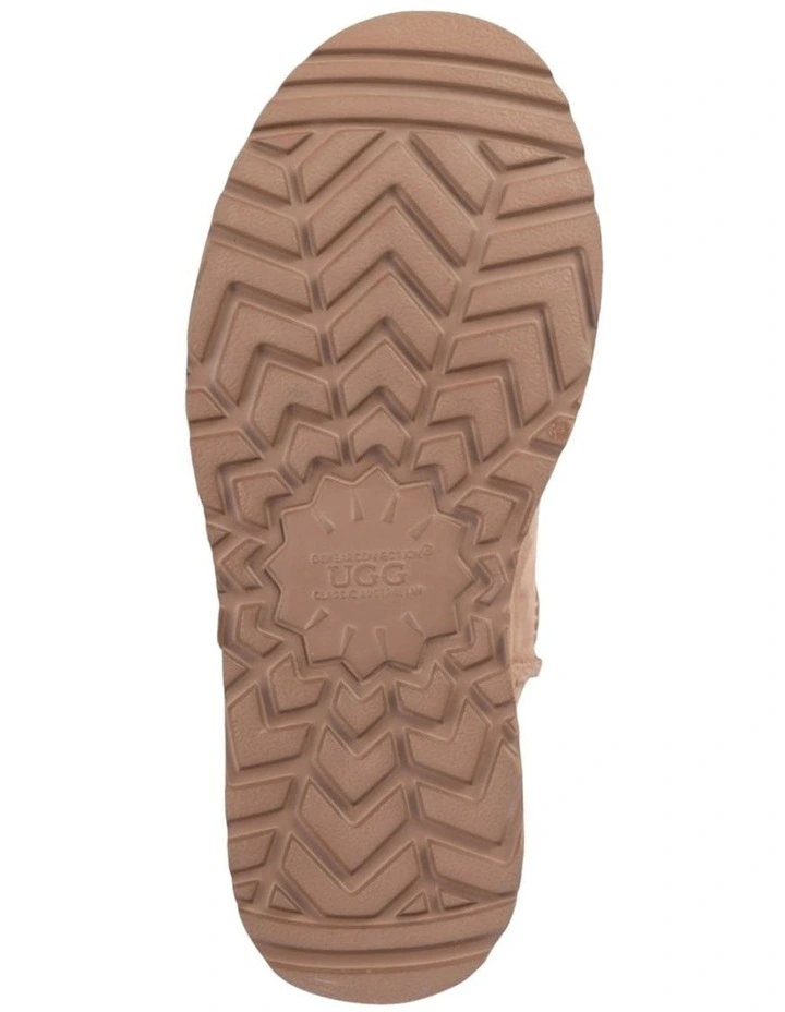 Classic Platform Ultra Mini Boots in Brown image 6
