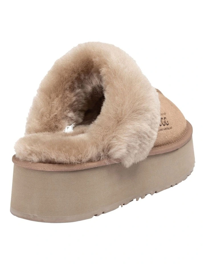 Platform Slipper 4.5cm in Brown image 2