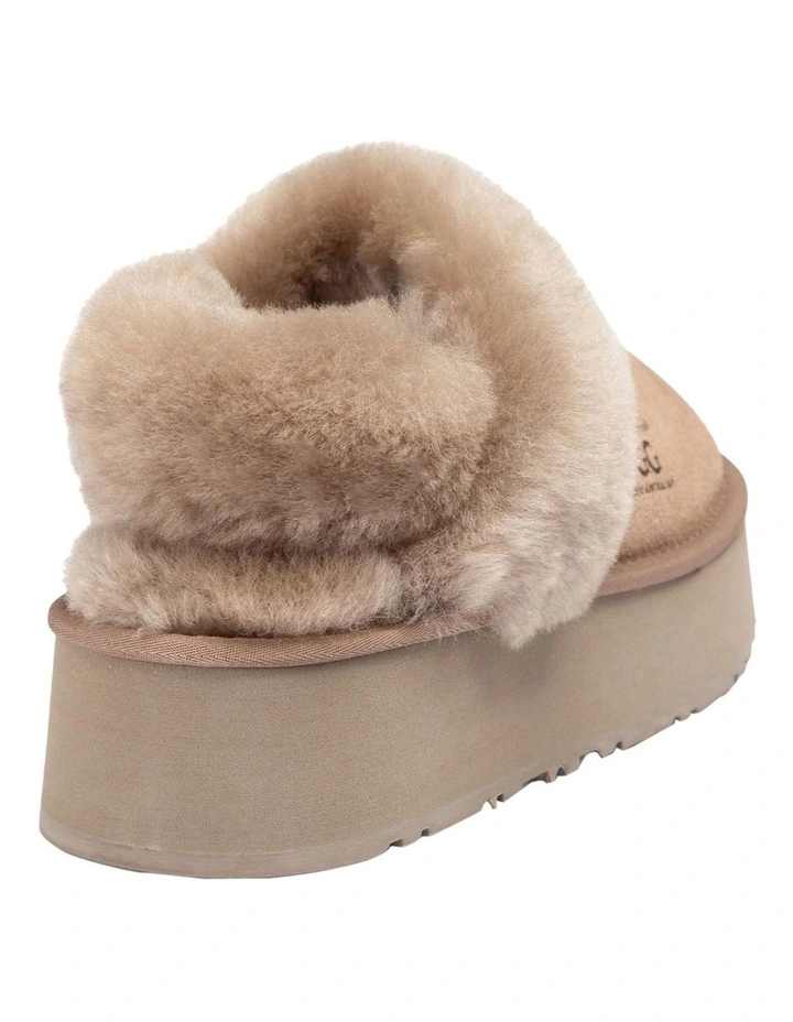 Platform Slipper 4.5cm in Brown image 3
