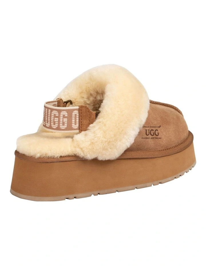 Platform Slipper 4.5cm in Chestnut image 5