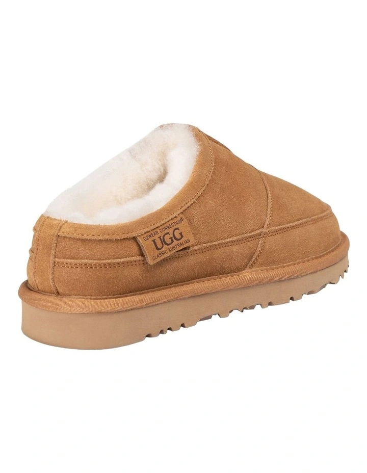 Carter Slip-On Slippers in Chestnut image 4
