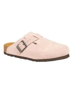 Aussie Soft Footbed Unisex Sandals in Dusty Pink