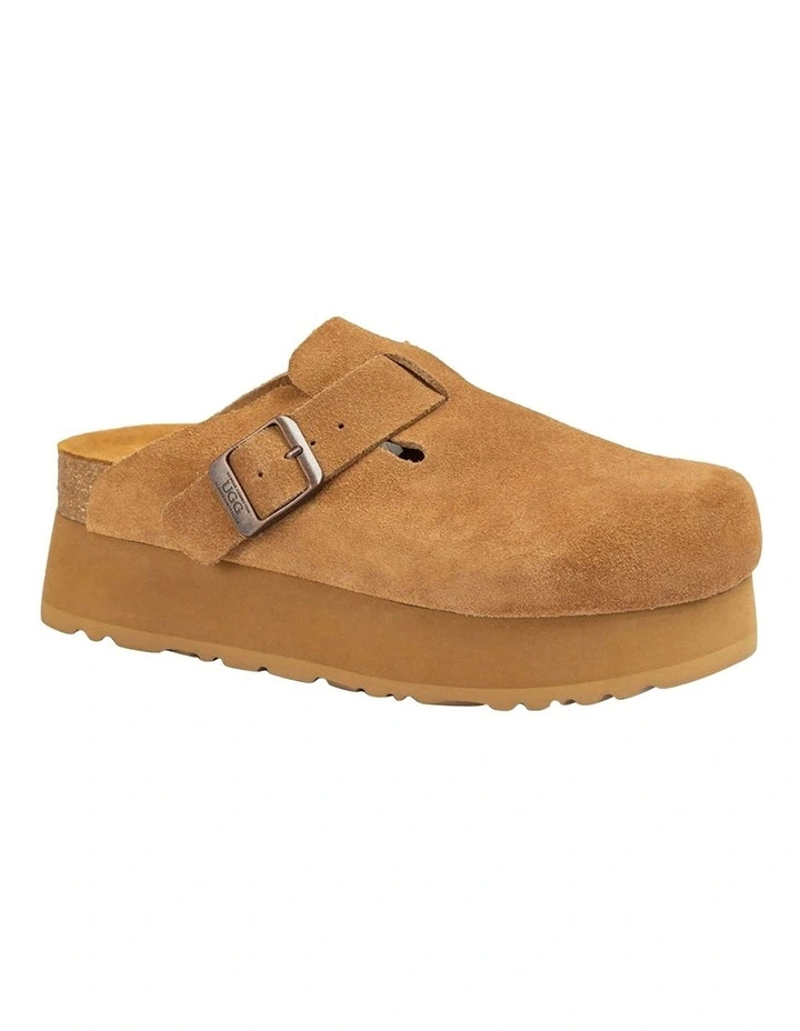 Ugg Women Aussie Platform Soft Footbed Sandals in Tan image 1