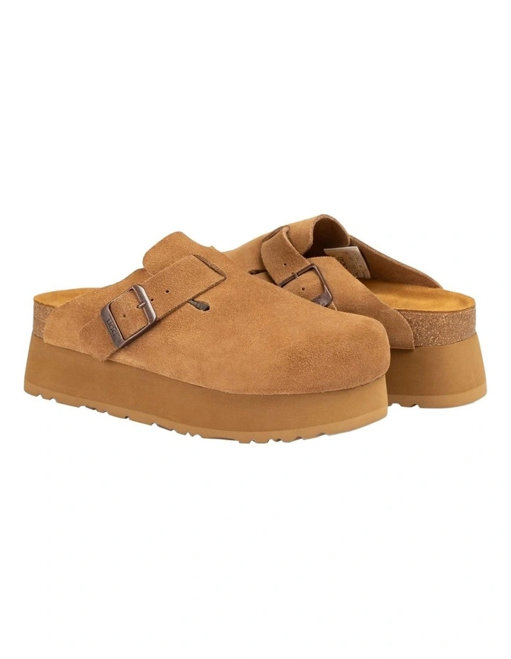 Ugg Women Aussie Platform Soft Footbed Sandals in Tan image 5