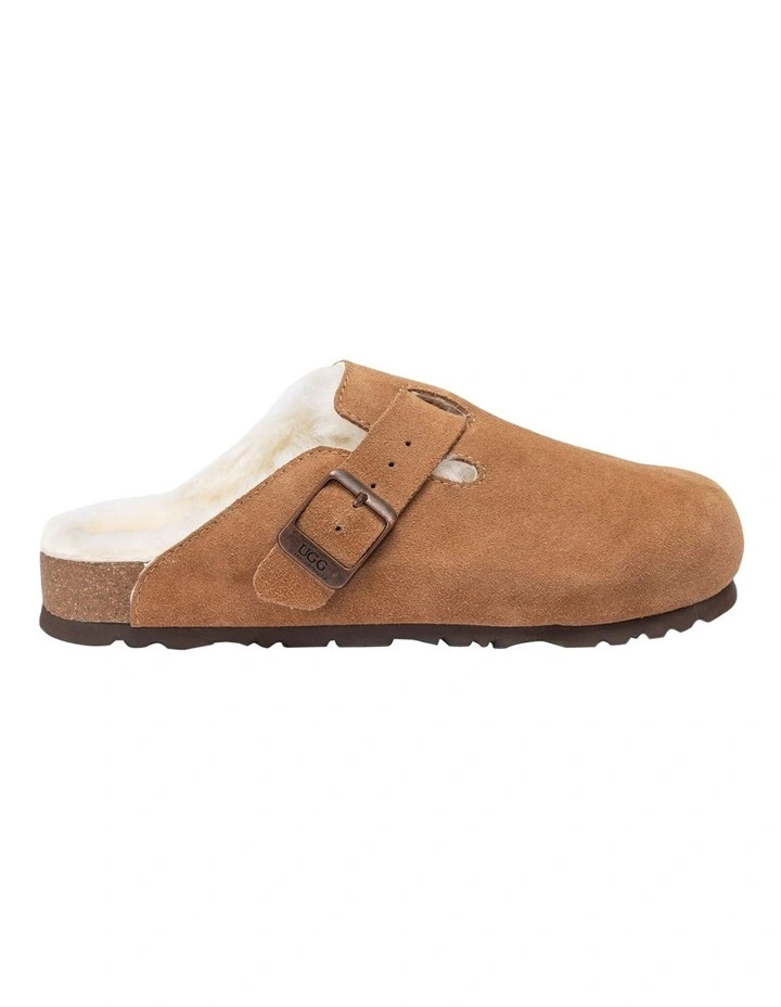 Ugg Aussie Shearling Soft Footbed Sandals in Tan image 3