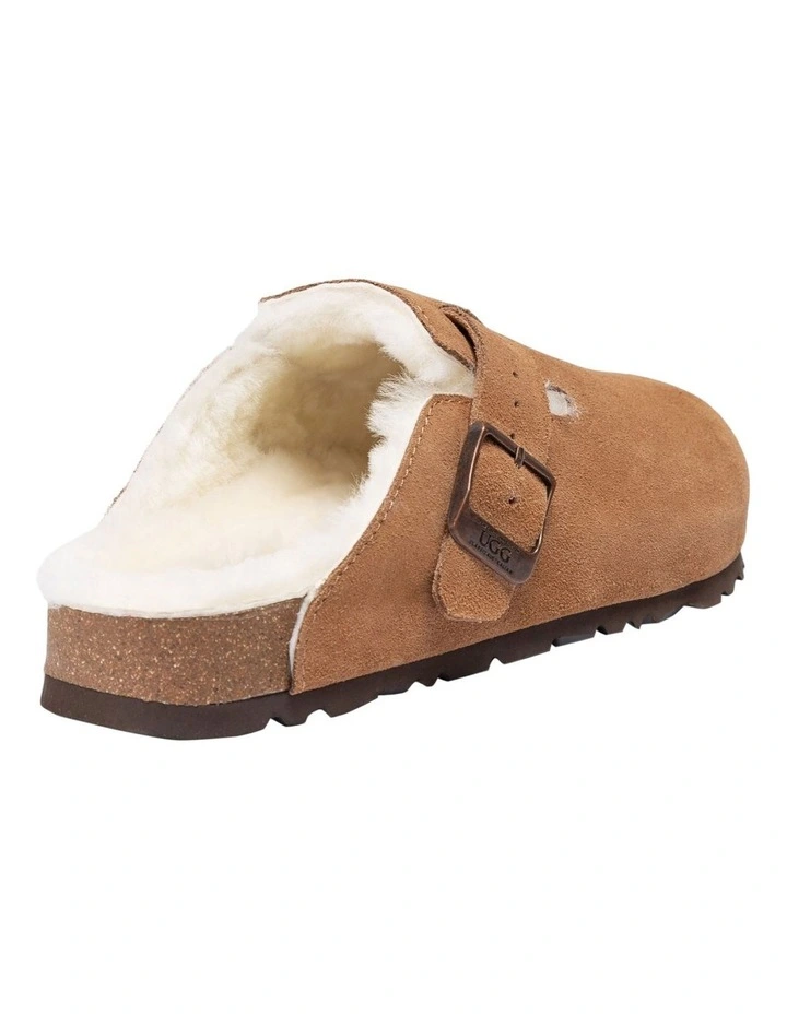 Ugg Aussie Shearling Soft Footbed Sandals in Tan image 4