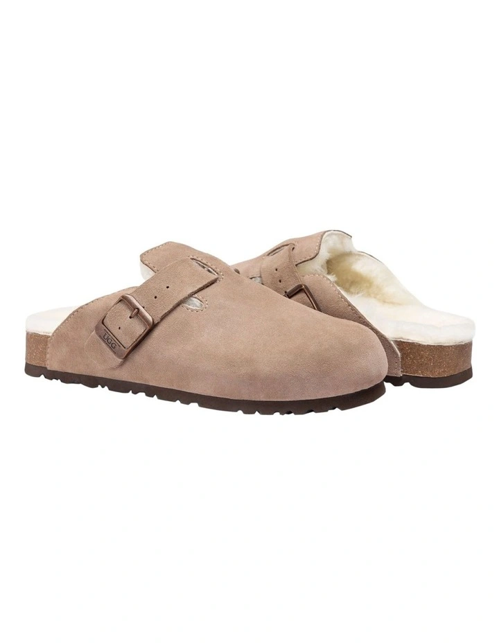 Ugg Aussie Shearling Soft Footbed Sandals in Taupe image 2