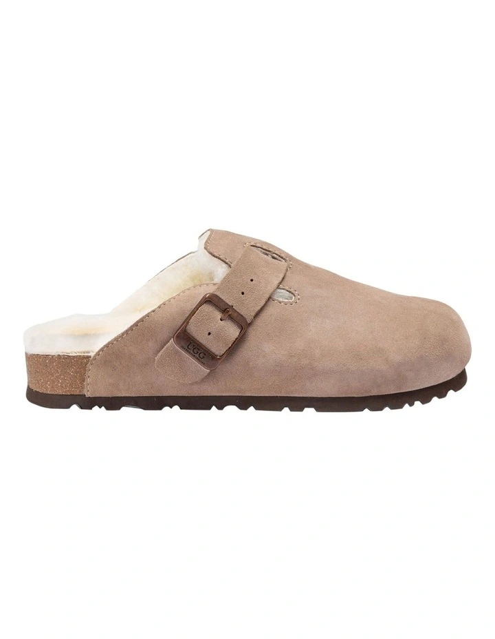Ugg Aussie Shearling Soft Footbed Sandals in Taupe image 3