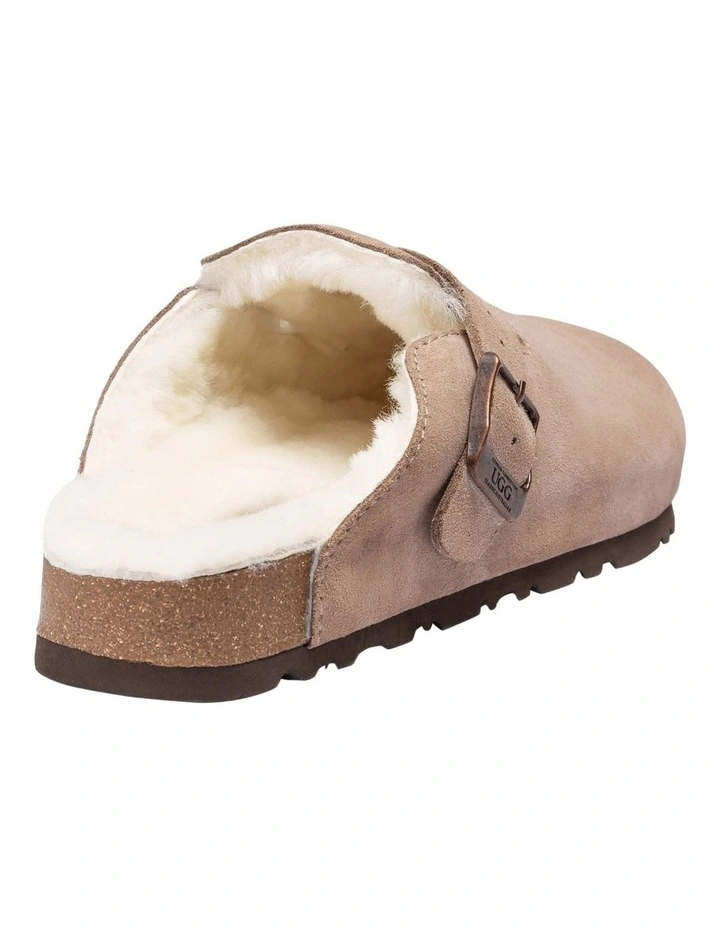 Ugg Aussie Shearling Soft Footbed Sandals in Taupe image 4