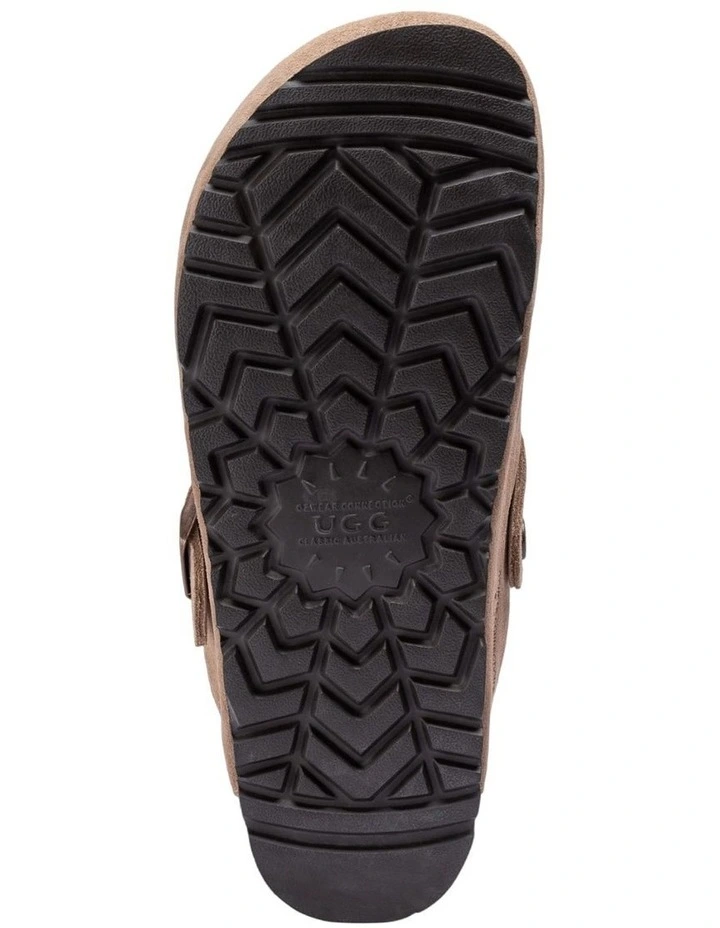 Ugg Aussie Shearling Soft Footbed Sandals in Taupe image 7