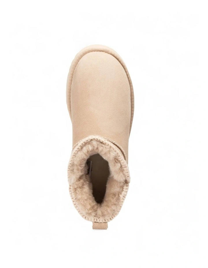 Eskimo Platform Mini Boots in Beige image 6