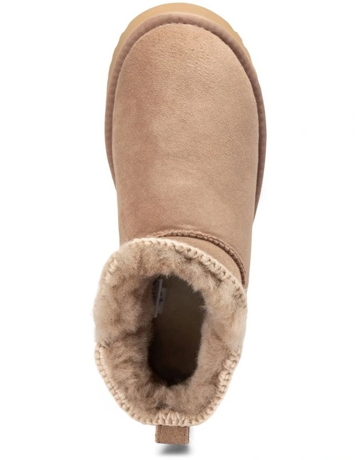 Eskimo Platform Mini Boots in Brown image 6