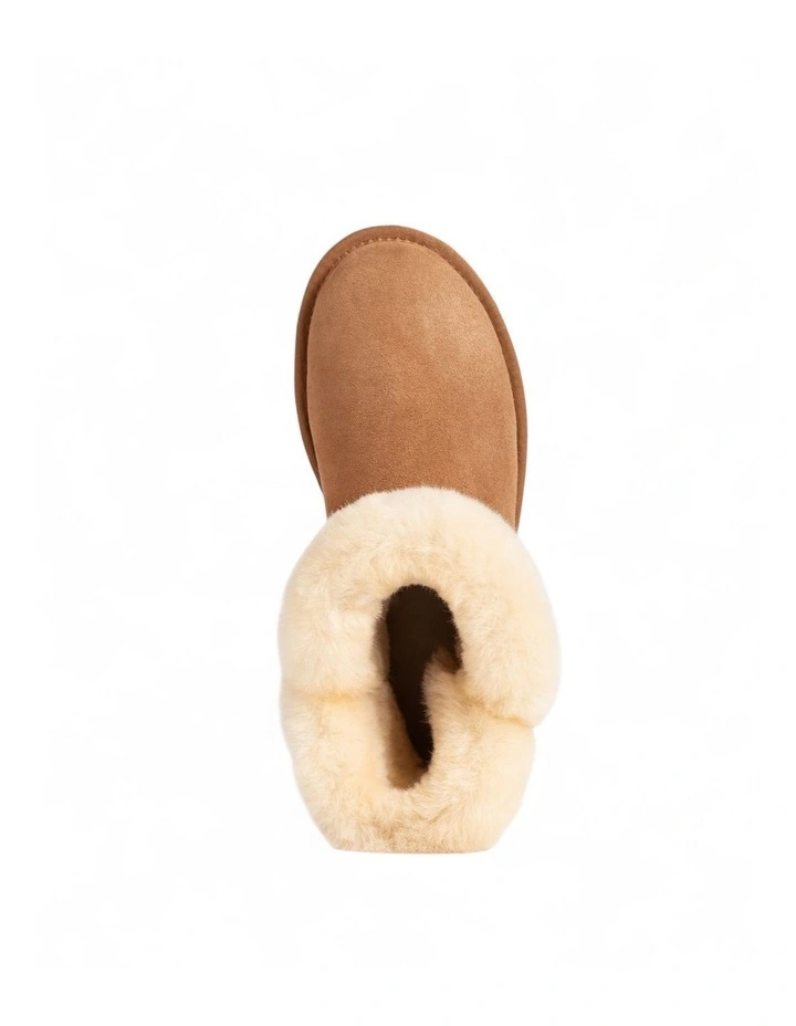 Horns Button Boots in Chestnut image 4