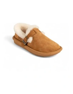 Camelia Suede Loafer in Oak Brown