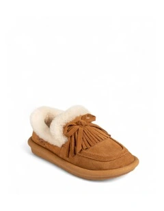 Deanna Tassel Loafer in Chestnut