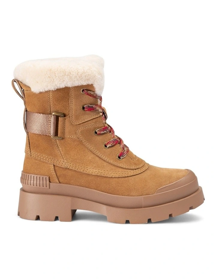 Alex Lace-Up Boots in Chestnut image 3