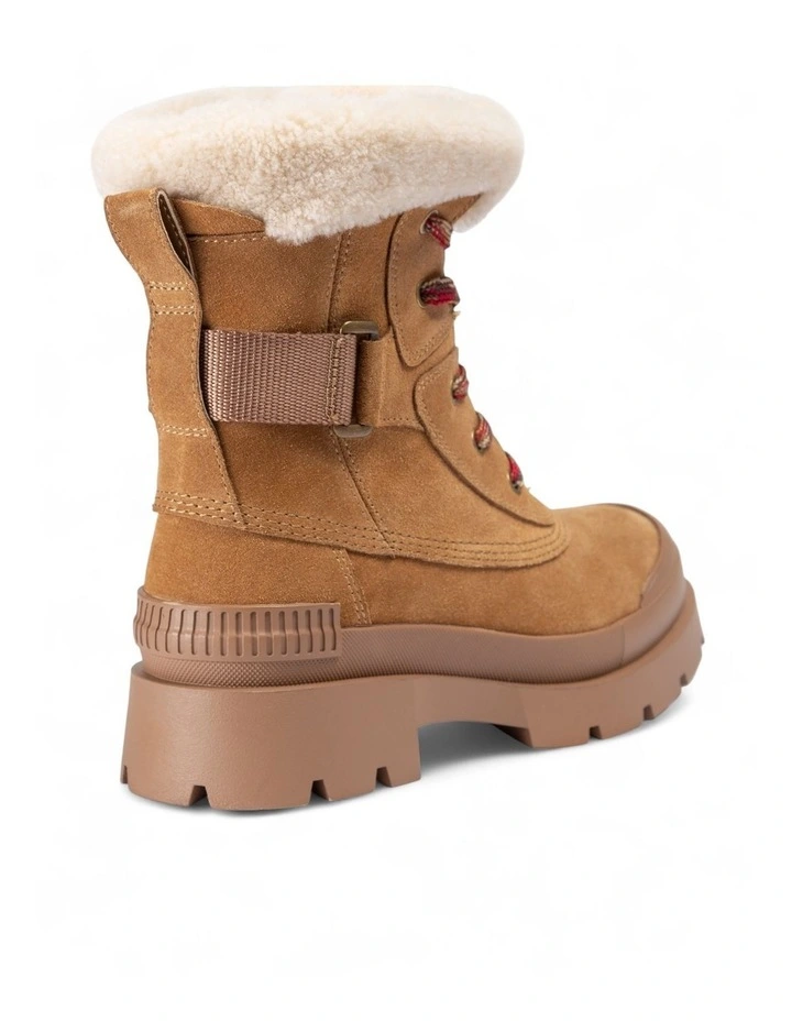 Alex Lace-Up Boots in Chestnut image 4