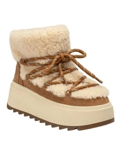 Kalgoorlie Shearling Boot in Chestnut
