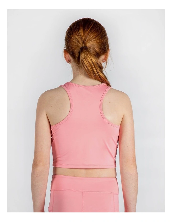 Luna Crop Tee in Pink image 2