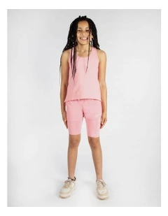 Rise Singlet in Pink