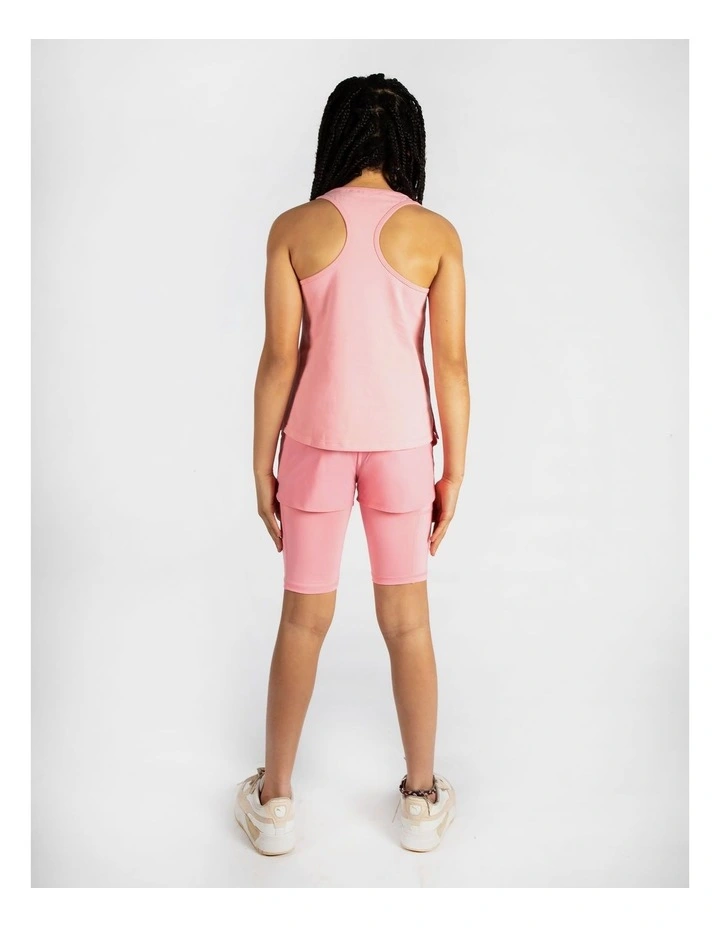 Rise Singlet in Pink image 2