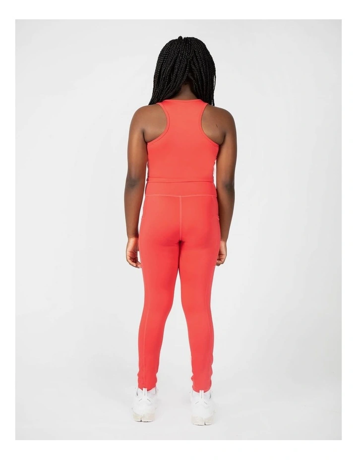 All Day Full Length Tight in Red image 2