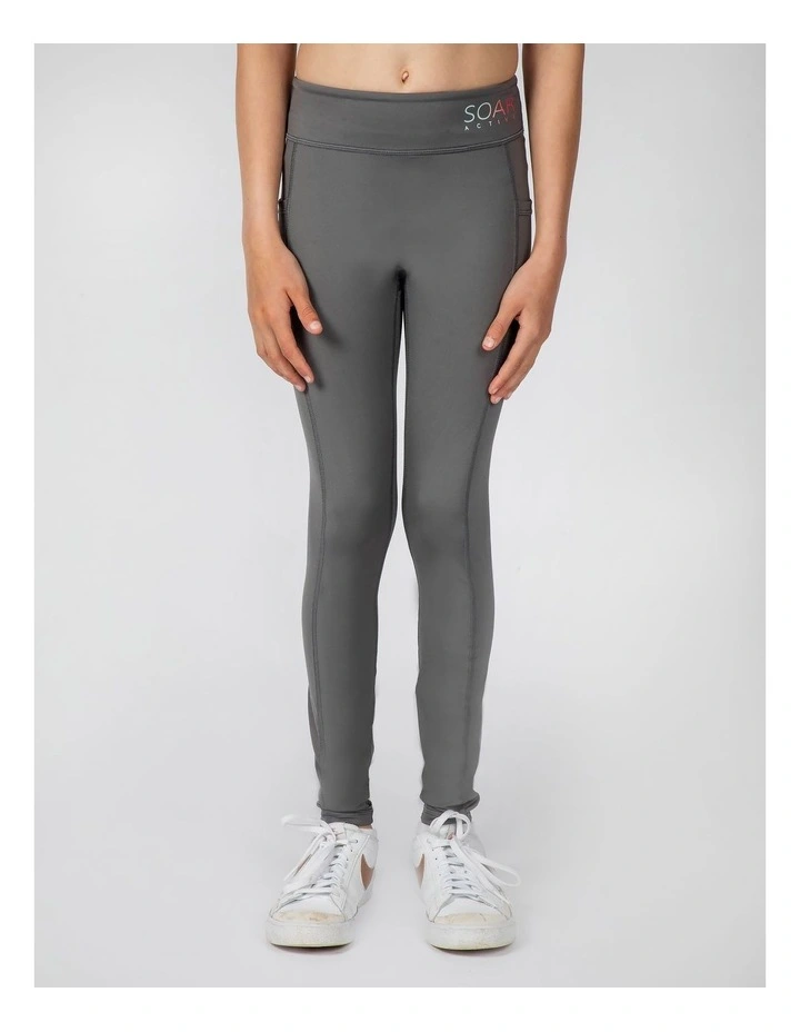 All Day Full Length Tight in Grey image 1