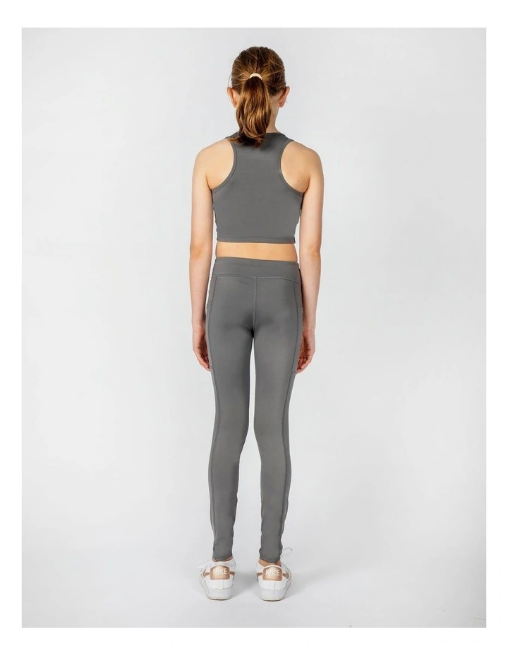All Day Full Length Tight in Grey image 2