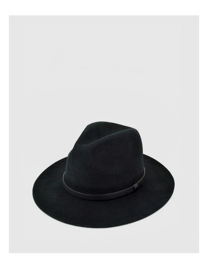 FORD MILLINERY Frankie Fedora Hat In Black MYER